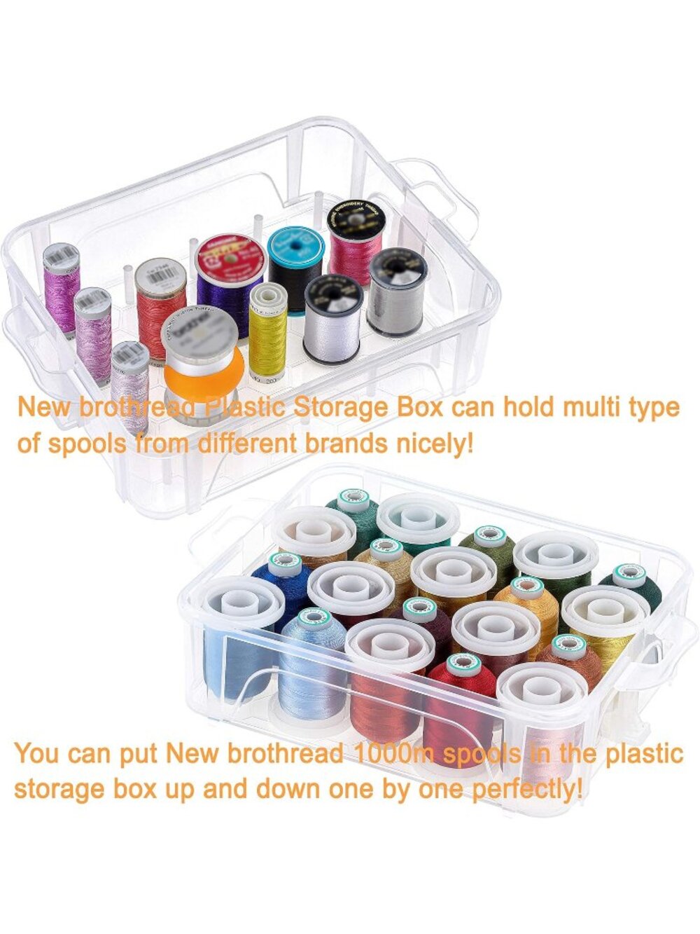 80 Colors Embroidery Machine Thread with Storage Box - Picture 4 of 6